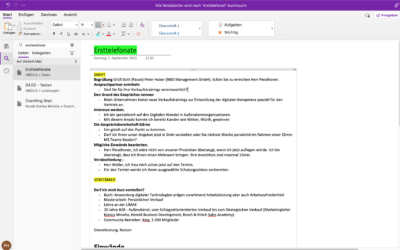 Microsoft OneNote, TOOL FÜR NOTIZEN