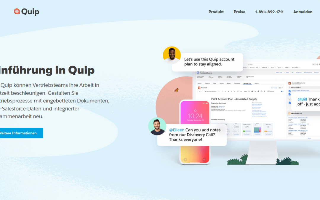 Quip - Tool für ein effizientes Zusammenarbeiten