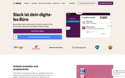 Slack, Messenger-Dienst für Unternehmen