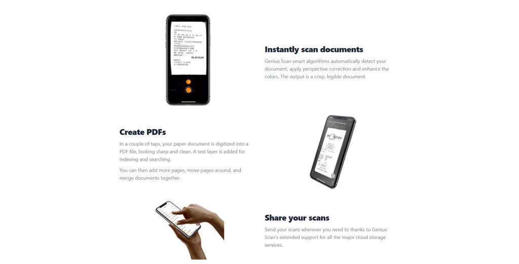 Genius Scan Features