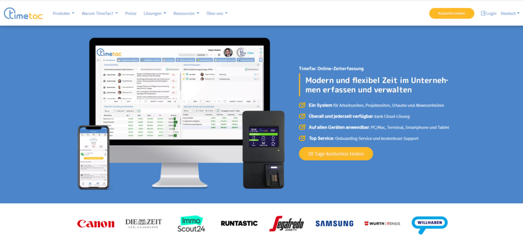 TimeTac - Ein modulares Zeiterfassungssystem