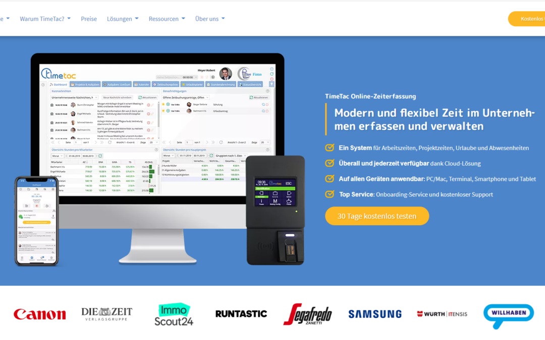 TimeTac - Ein modulares Zeiterfassungssystem