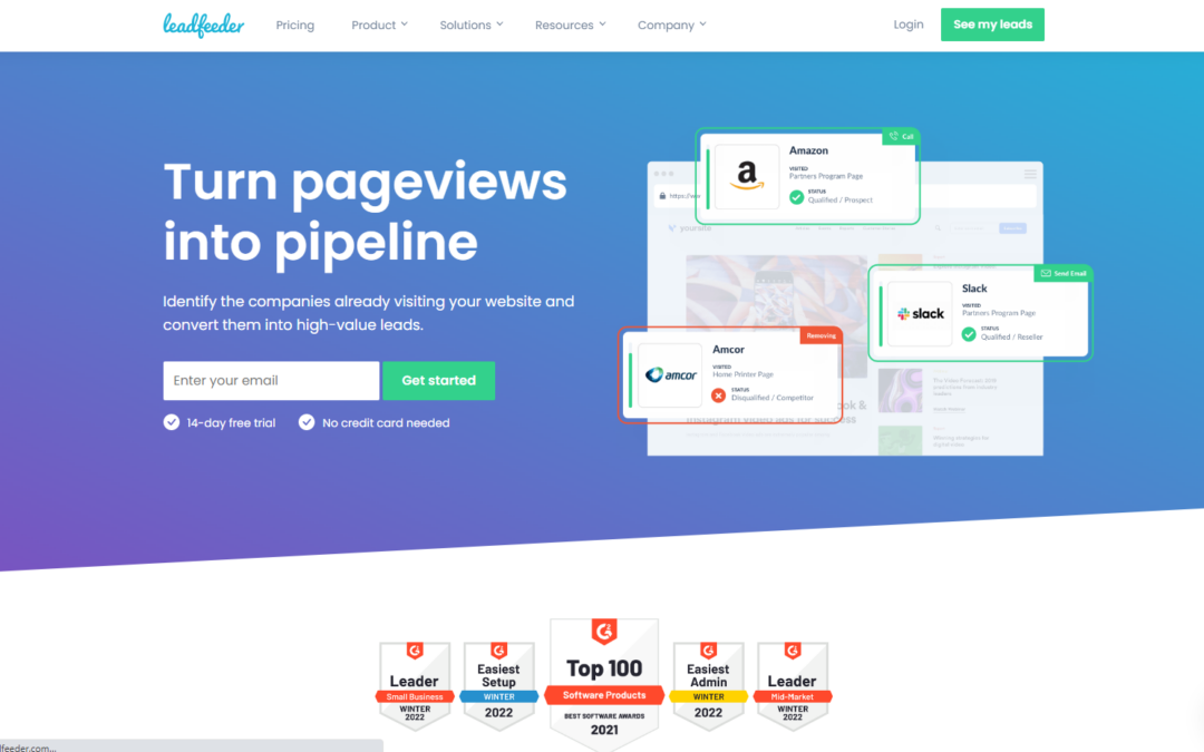 Leadfeeder - Tool für B2B-Lead-Generierung