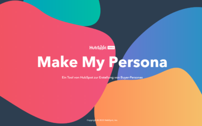 Make my Persona, das Buyer-Persona Tool von Hubspot