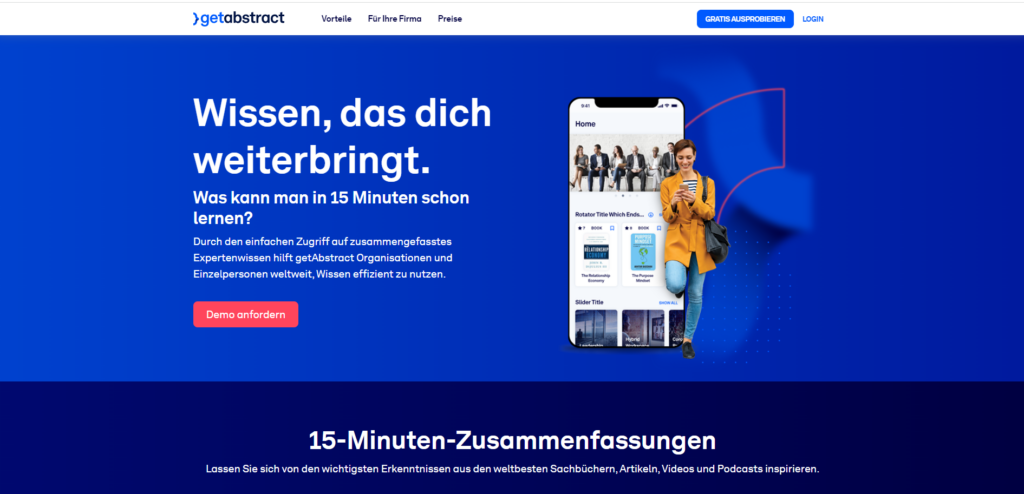 getAbstract - Querlesen outgesourct