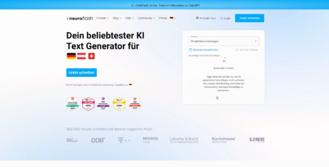 Neuroflash, eine deutsche ChatGPT Alternative - Sales Goes Digital